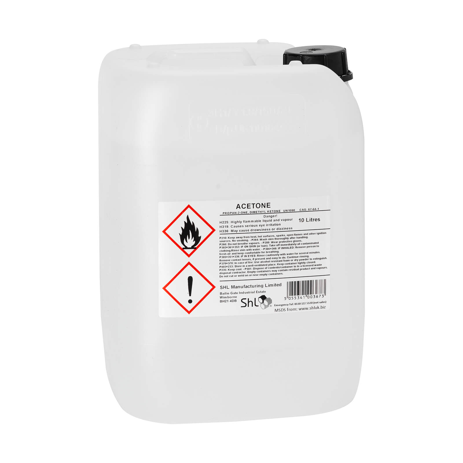 SHL 10 litre High Quality Acetone 10000ml