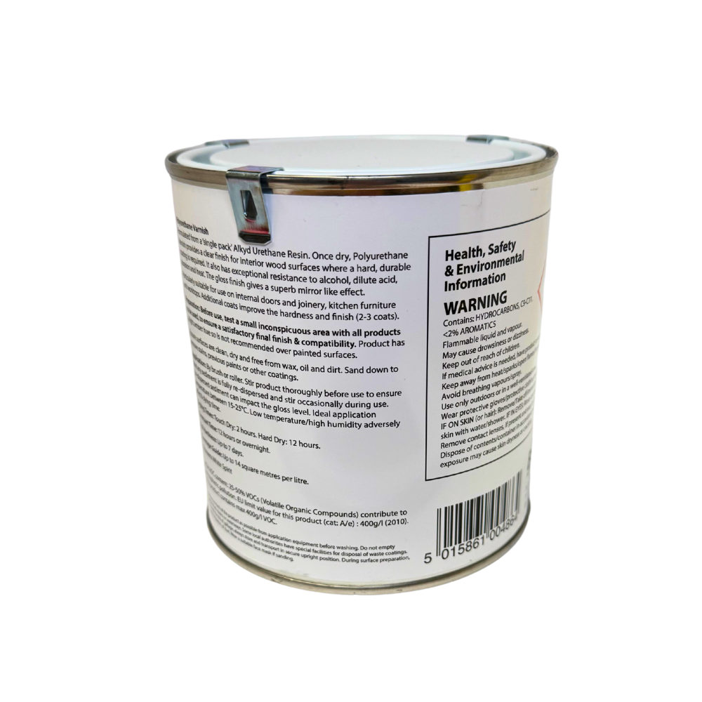 Barrettine 1L Polyurethane Gloss Varnish - Image 5
