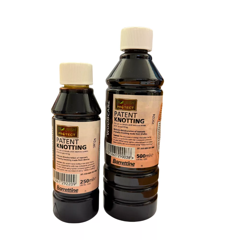 Barrettine Patent Knotting 250ml & 500ml – Wood Sealer