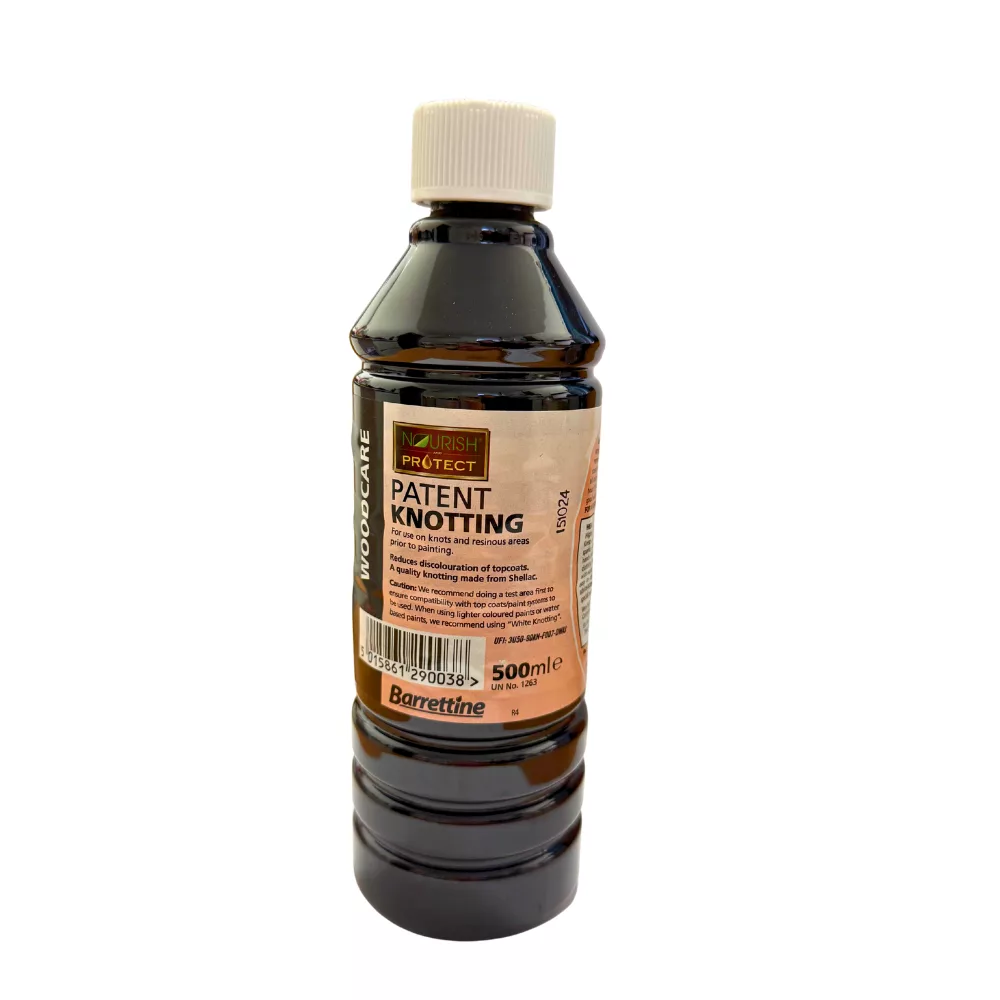 Barrettine Patent Knotting 250ml & 500ml – Wood Sealer - Image 3