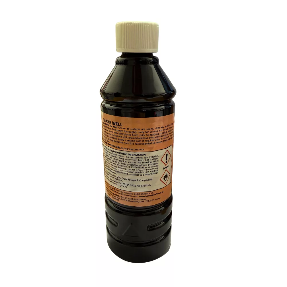 Barrettine Patent Knotting 250ml & 500ml – Wood Sealer - Image 4